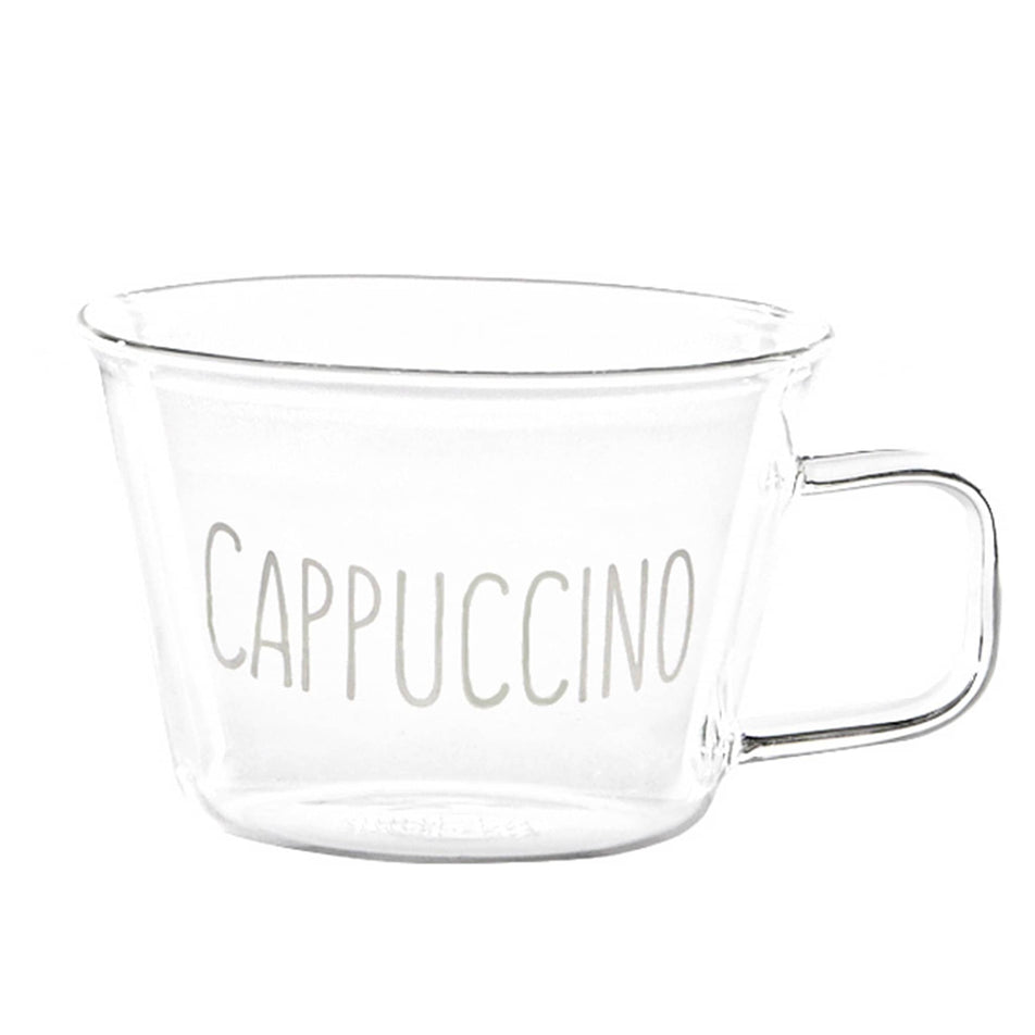 tazza vetro cappuccino simple day