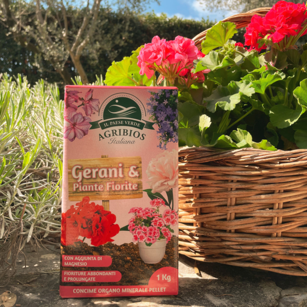 concime granulare biologico gerani