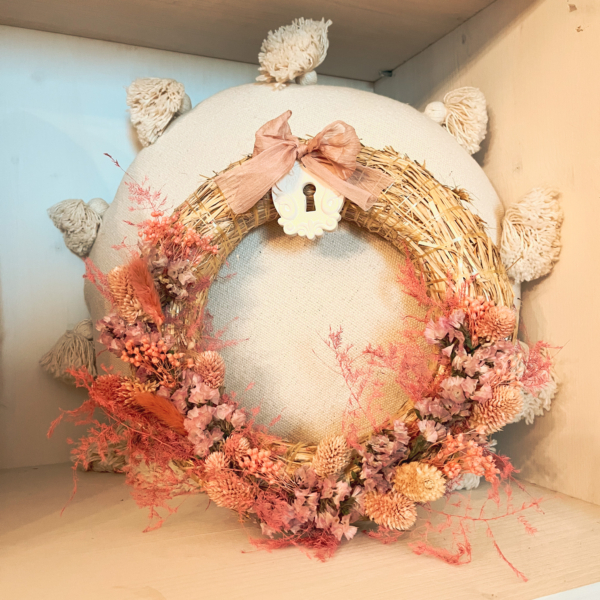 ghirlanda fiori secchi