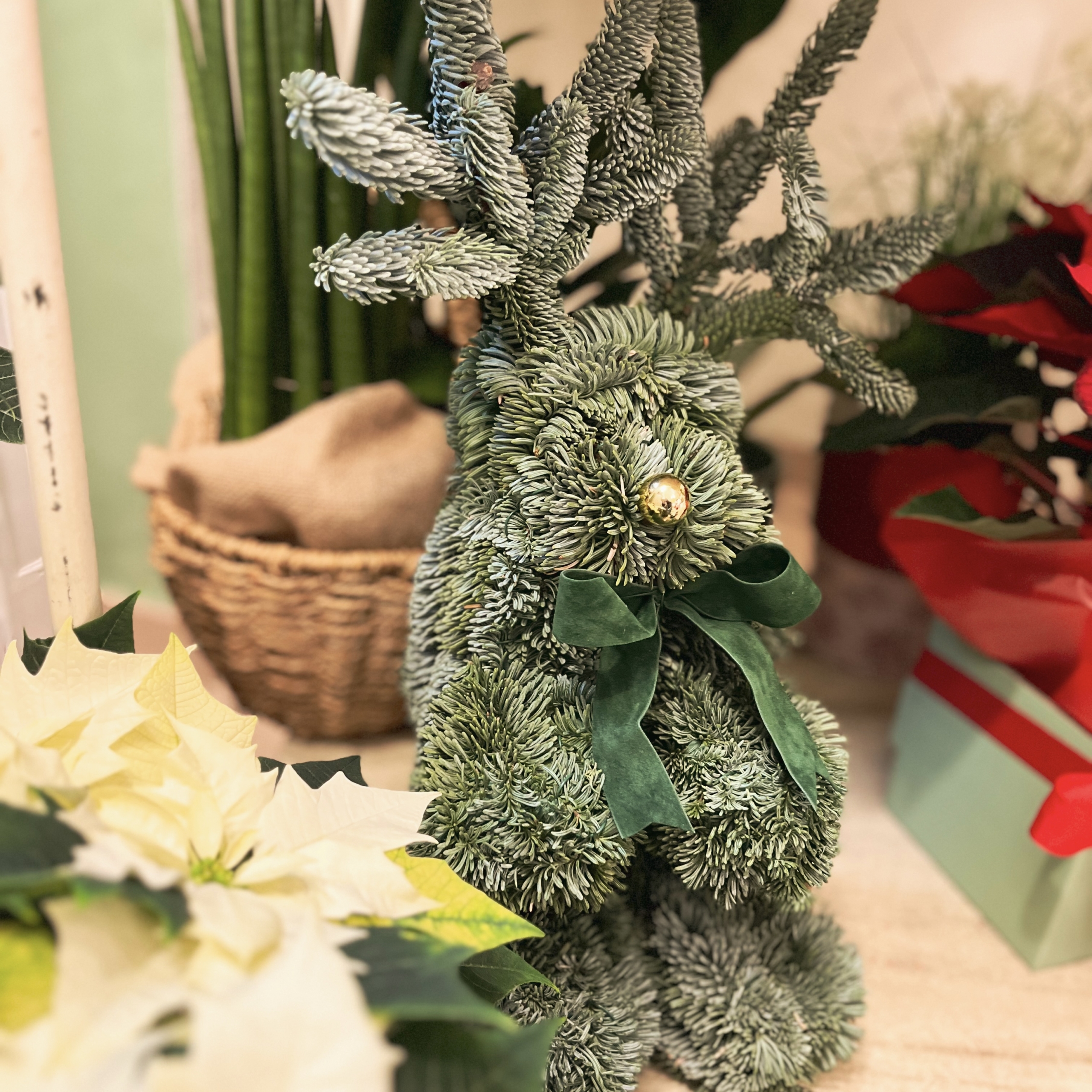 renna natalizia in abete