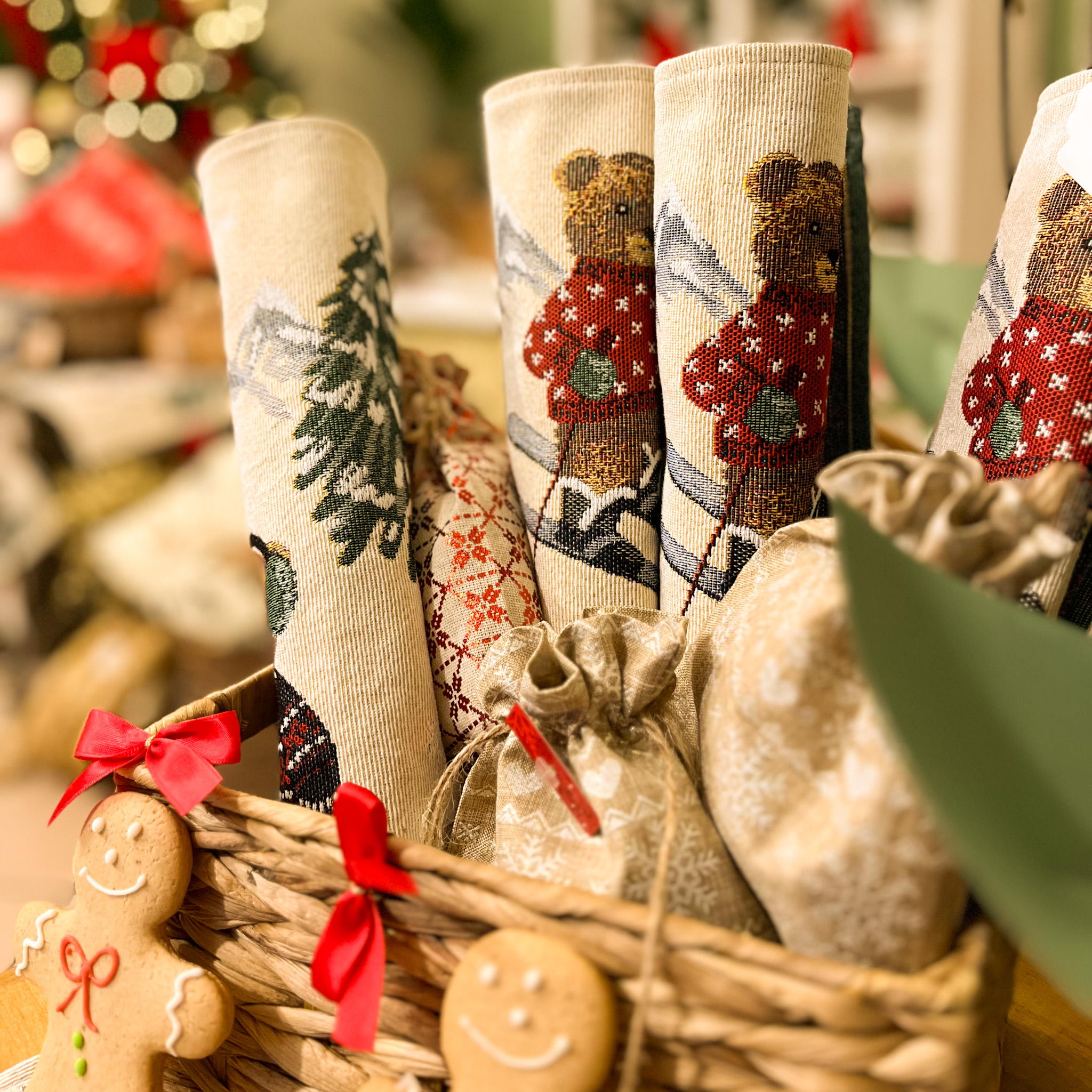 tovaglietta americana in tessuto natalizia